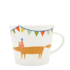 SCION Living Mr Fox Party Hat 350ml Porcelain Mug - Ceramic