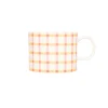 Siip Gingham Short China 300ml Mug - Pink