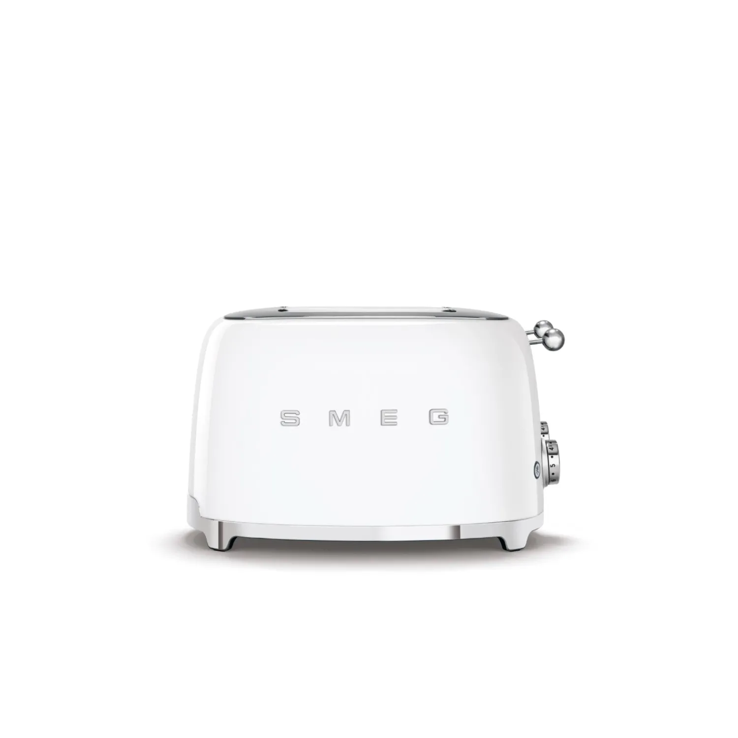 Smeg Jug Kettle & 4 Slice Toaster Set - White