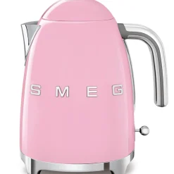 Smeg Jug Kettle & 4 Slice Toaster Set - Pink