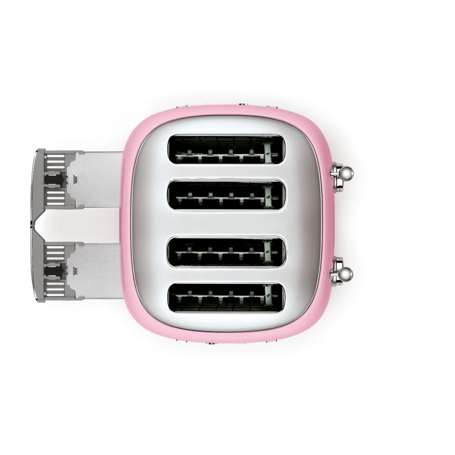 Smeg Jug Kettle & 4 Slice Toaster Set - Pink