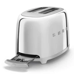 Smeg Jug Kettle & 2 Slice Toaster Set - Chrome