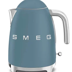 Smeg KLF03 Jug Kettle & 2 Slice TSF01 Toaster Set - Storm Blue