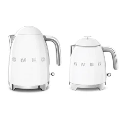 Smeg Mini Kettle & 2 Slice Toaster Set - White