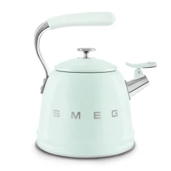 Smeg 50's Retro Style WKF01 Whistling Stove Top Kettle - Pastel Green