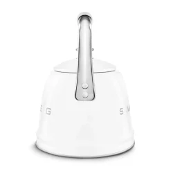 Smeg 50's Retro Style WKF01 Whistling Stove Top Kettle - White