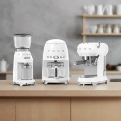Smeg 50's Style Retro CGF11 Coffee Grinder - White