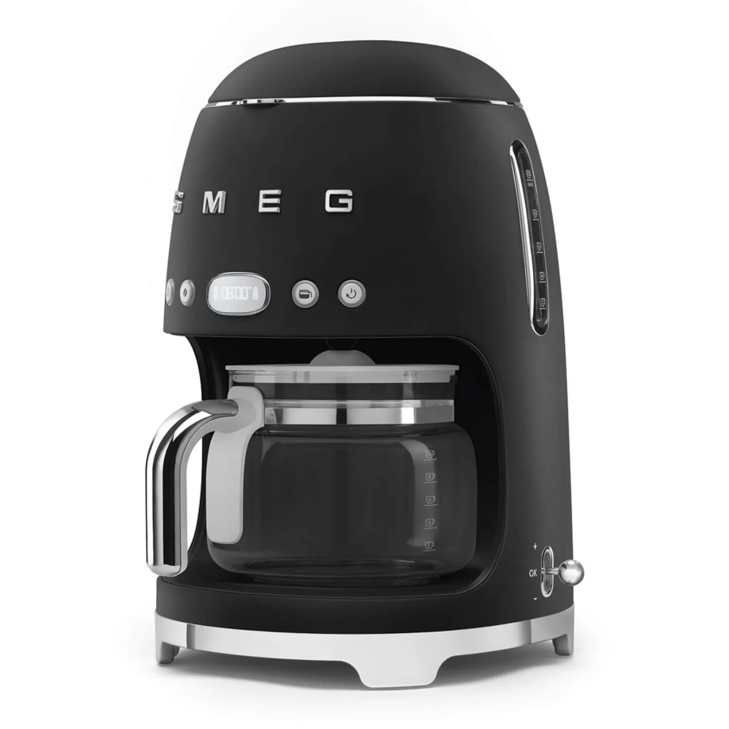 Smeg 50's Style Retro DCF02 Drip Filter Coffee Machine - Matte Black