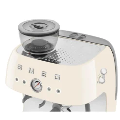 Smeg 50s Style Retro EGF03 Bean-to-Cup Espresso Coffee Machine - Cream