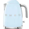 Smeg 50's Style Retro KLF03 Jug Kettle - Pastel Blue