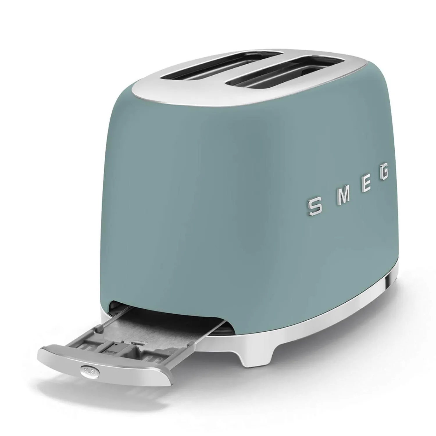 Smeg 50's Style Retro TSF01 2 Slice Toaster - Matte Emerald Green