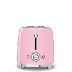 Smeg 50's Style Retro TSF01 2 Slice Toaster - Pink