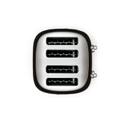Smeg 50's Style Retro TSF03 4 Slice Toaster - Black