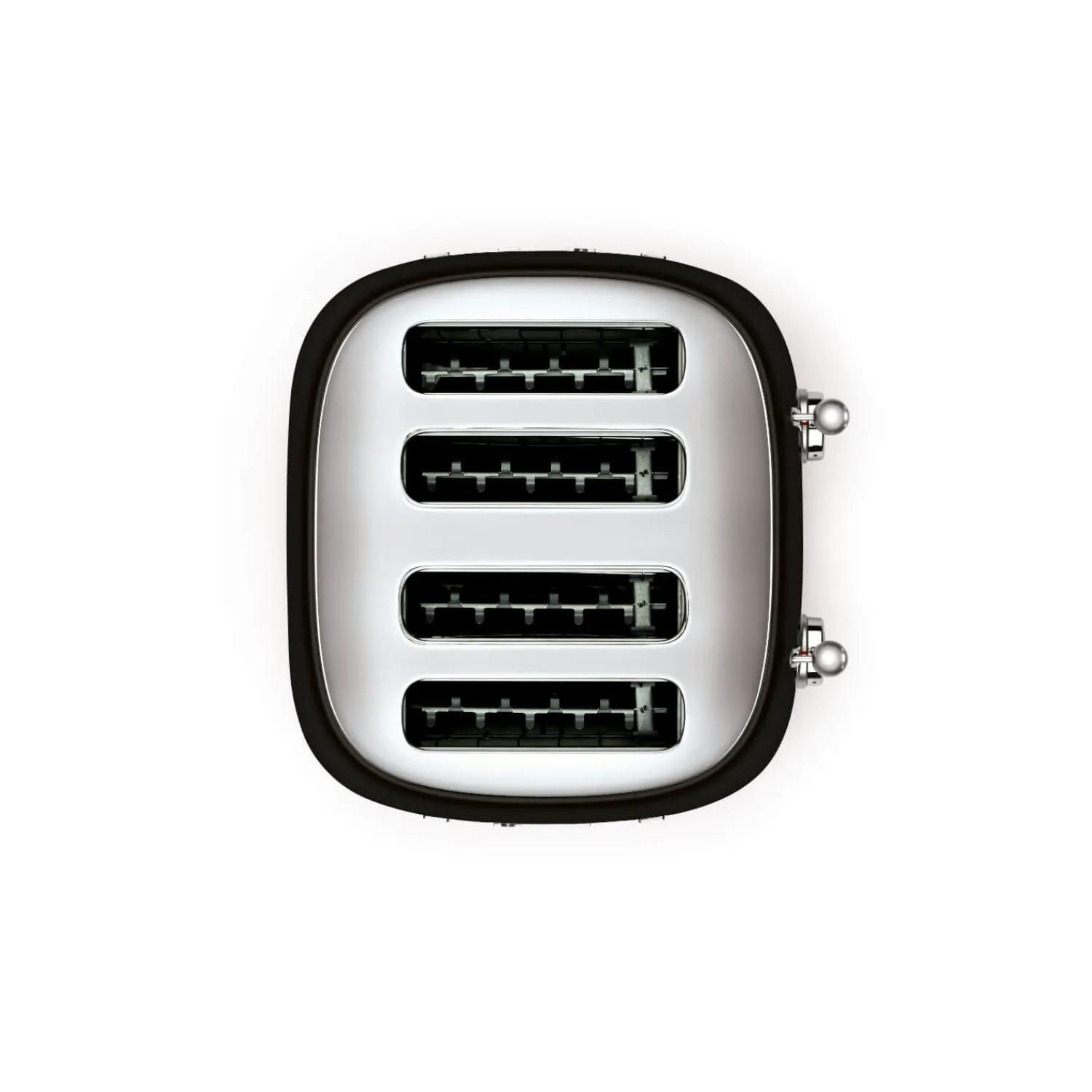 Smeg 50's Style Retro TSF03 4 Slice Toaster - Black