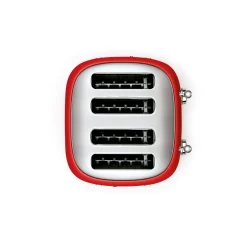 Smeg 50's Style Retro TSF03 4 Slice Toaster - Red