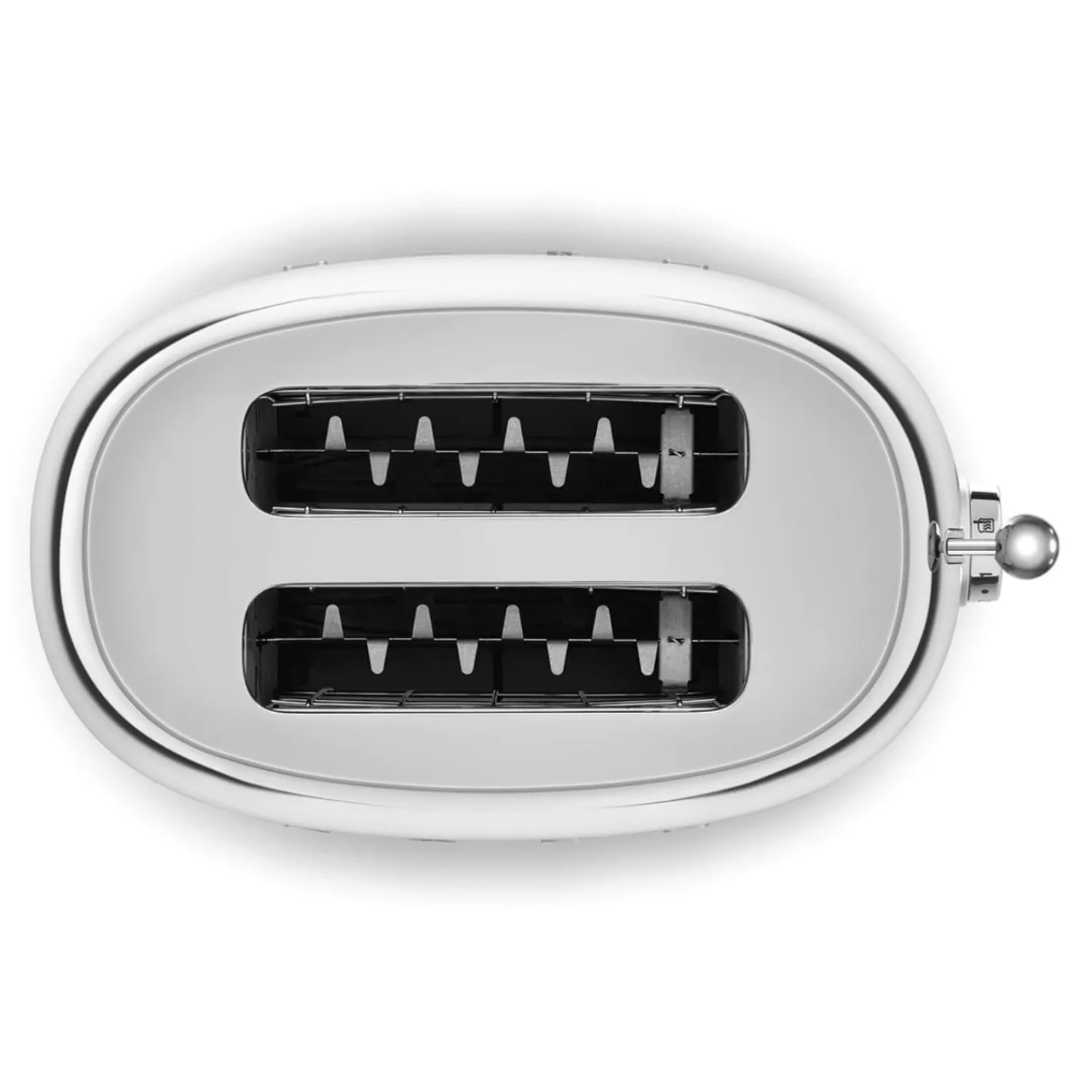 Smeg 50's Style Retro TSF01 2 Slice Toaster - Chrome
