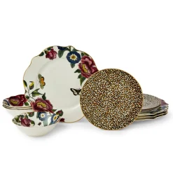 SPODE Creatures of Curiosity Fine China 12-Piece Dinner Set