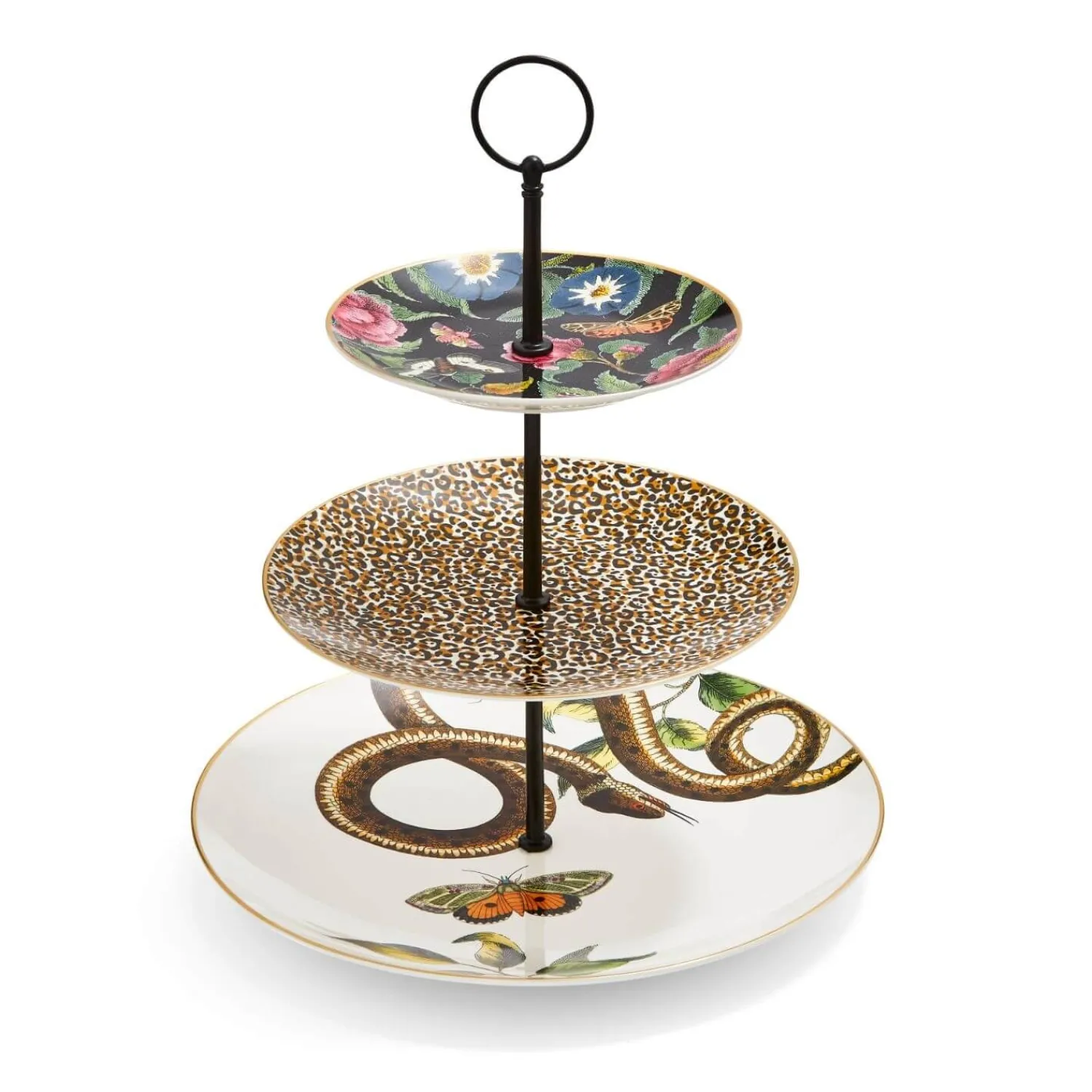 SPODE Creatures of Curiosity Cake Stand - 3 Tier