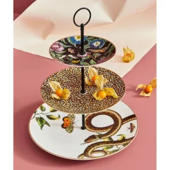 SPODE Creatures of Curiosity Cake Stand - 3 Tier