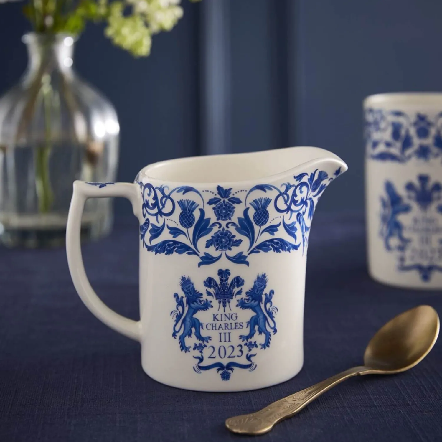 SPODE Kings Coronation Commemorative Limited Edition Cream Jug