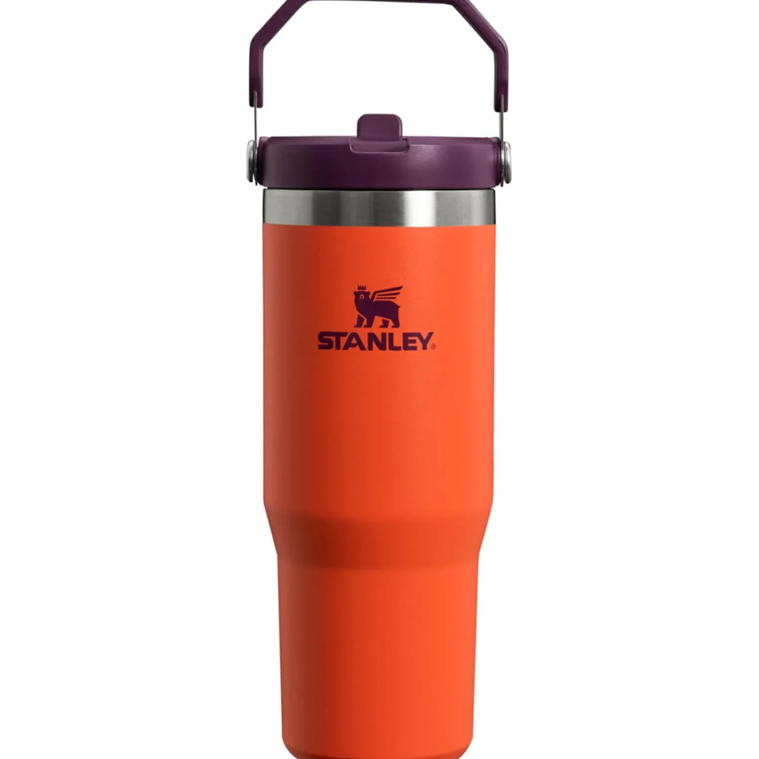 Stanley IceFlow 890ml Flip Straw Travel Tumbler - Tigerlily Plum