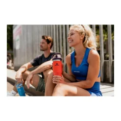 Stanley IceFlow 890ml Flip Straw Travel Tumbler - Tigerlily Plum