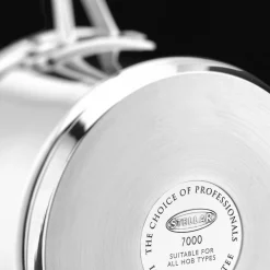 Stellar 7000 Draining Saucepan With Glass Lid - 14cm