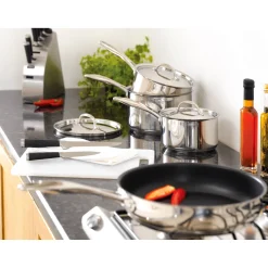 Stellar 7000 Draining Saucepan With Glass Lid - 16cm