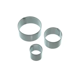 Sweetly Does It 3 Piece Metal Fondant Cutter Set - Round