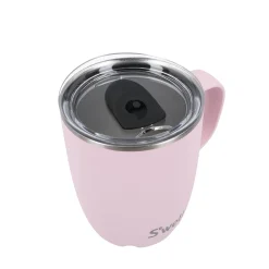 S'Well S'well 350ml Travel Mug with Handle - Pink Topaz