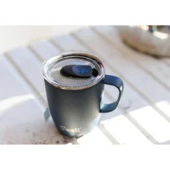 S'Well S'well 350ml Travel Mug with Handle - Azurite
