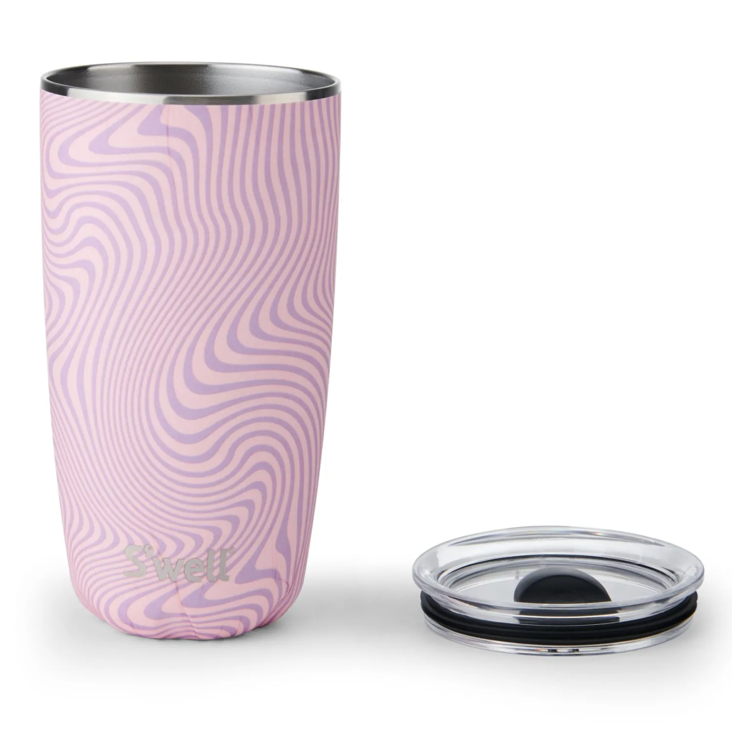 S'Well S'well 530ml Travel Tumbler with Lid - Lavender Swirl