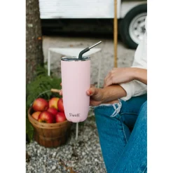 S'Well S'well 530ml Travel Tumbler with Lid - Pink Topaz