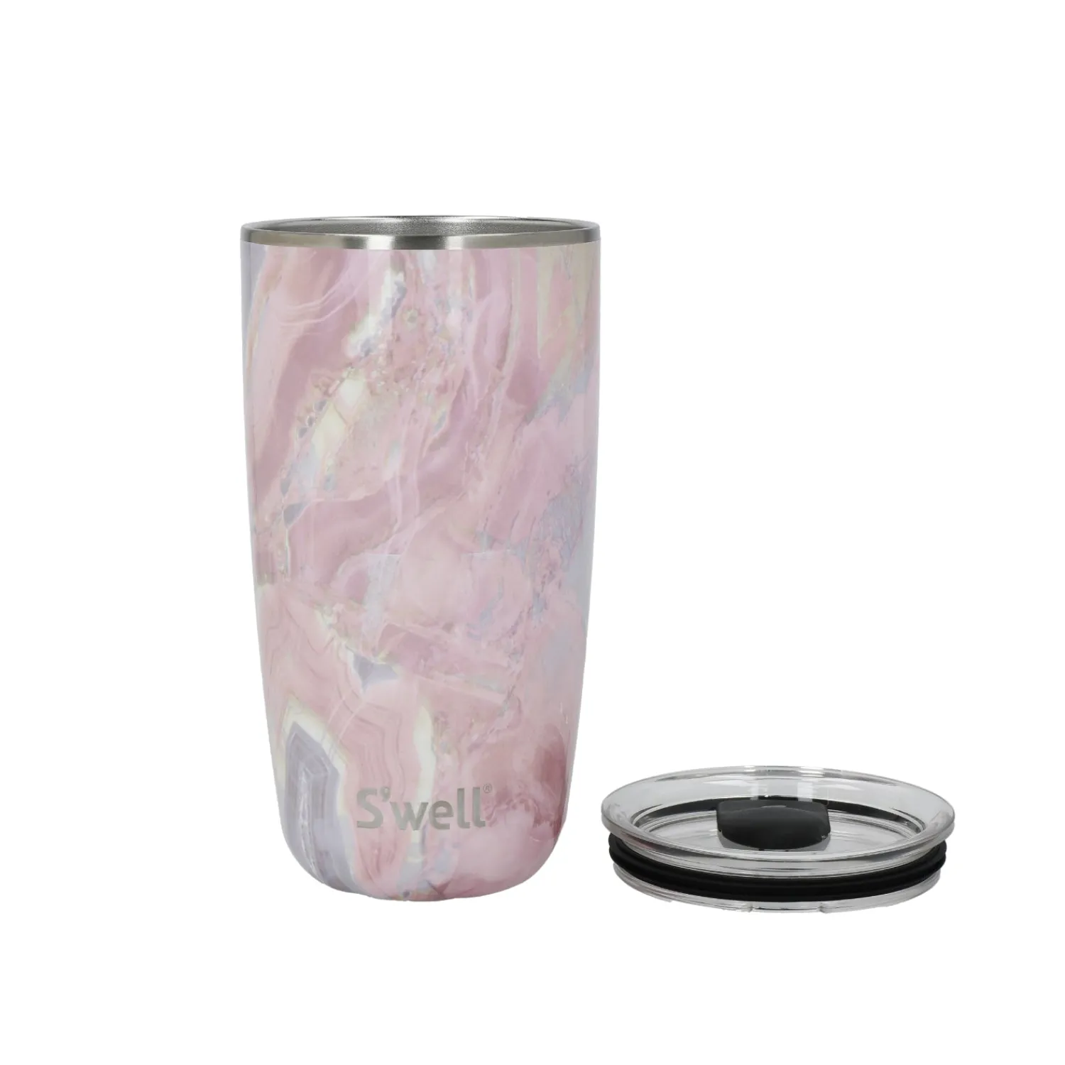 S'Well S'well 530ml Travel Tumbler with Lid - Geode Rose
