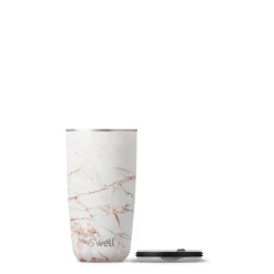 S'Well S'well 530ml Travel Tumbler with Lid - Calacatta Gold