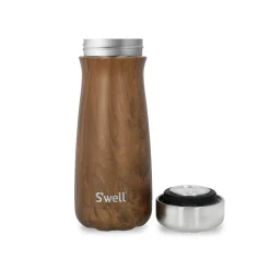 S'Well S'well 470ml Traveler Reusable Water Bottle - Teakwood