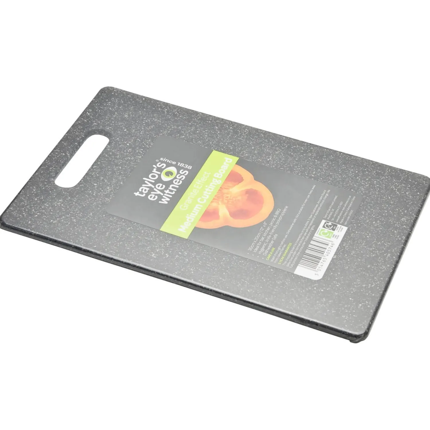 Taylor's Eye Witness Taylor's Eye Witness Black Granite Effect Cutting Board - Medium