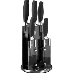 Taylor's Eye Witness Taylor's Eye Witness Brooklyn 5 Piece Knife Block - Chrome