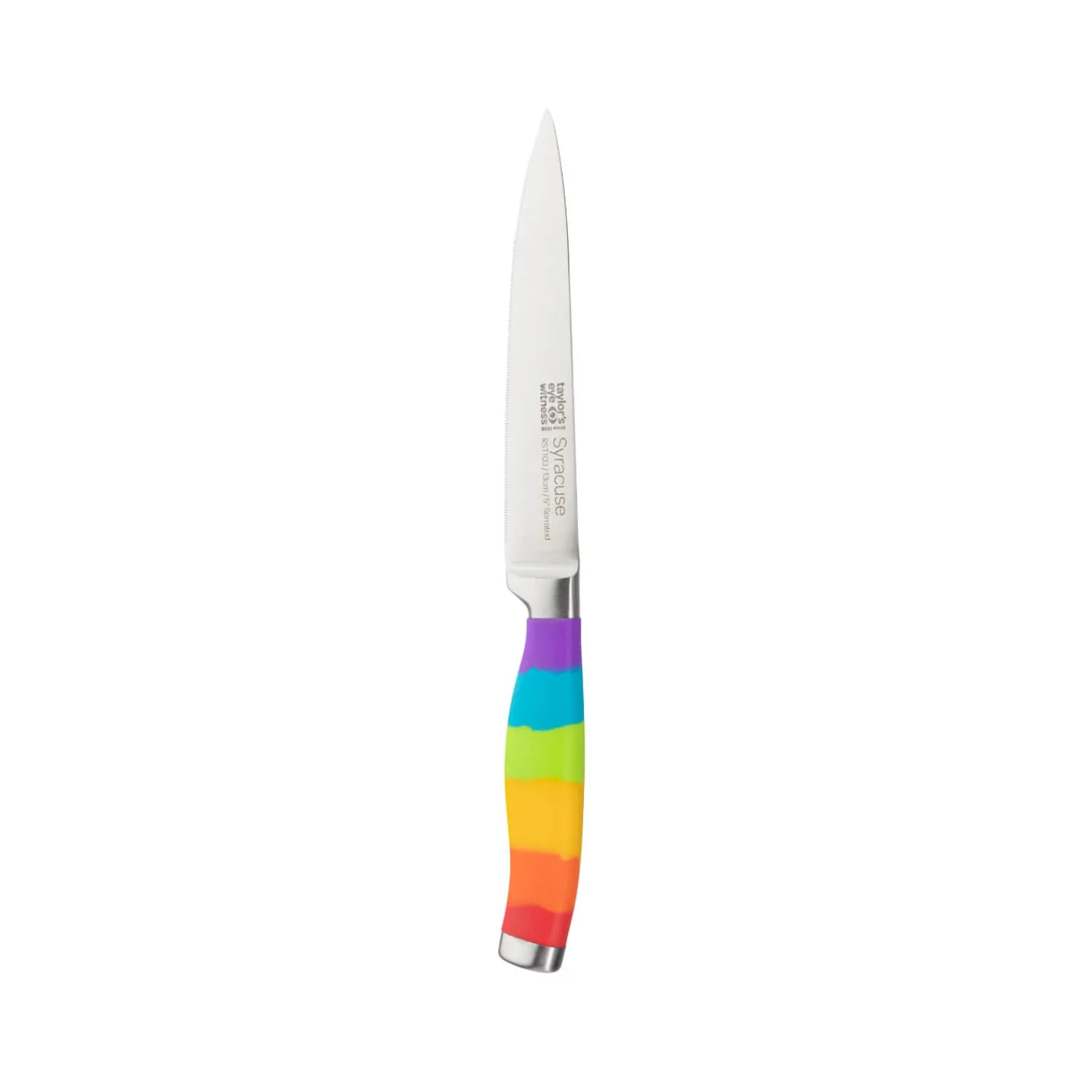 Taylor's Eye Witness Taylor's Eye Witness 13cm Syracuse Serrated Utility Knife - Rainbow