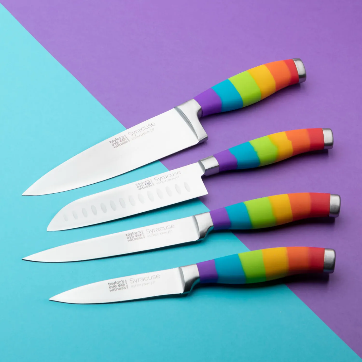 Taylor's Eye Witness Taylor's Eye Witness 13cm Syracuse Serrated Utility Knife - Rainbow