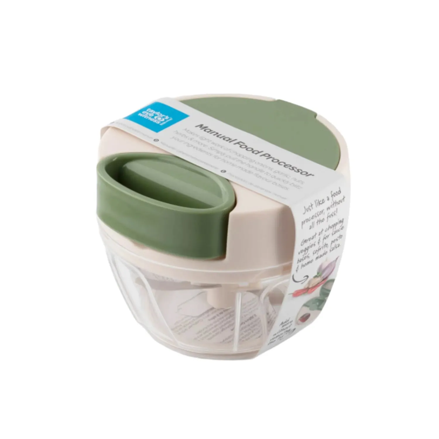 Taylor's Eye Witness Taylor's Eye Witness 400ml Manual Food Processor - Sage & Oyster