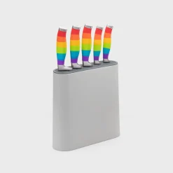 Taylor's Eye Witness Taylor's Eye Witness 5-Piece Kitchen Knife Block Set - Rainbow