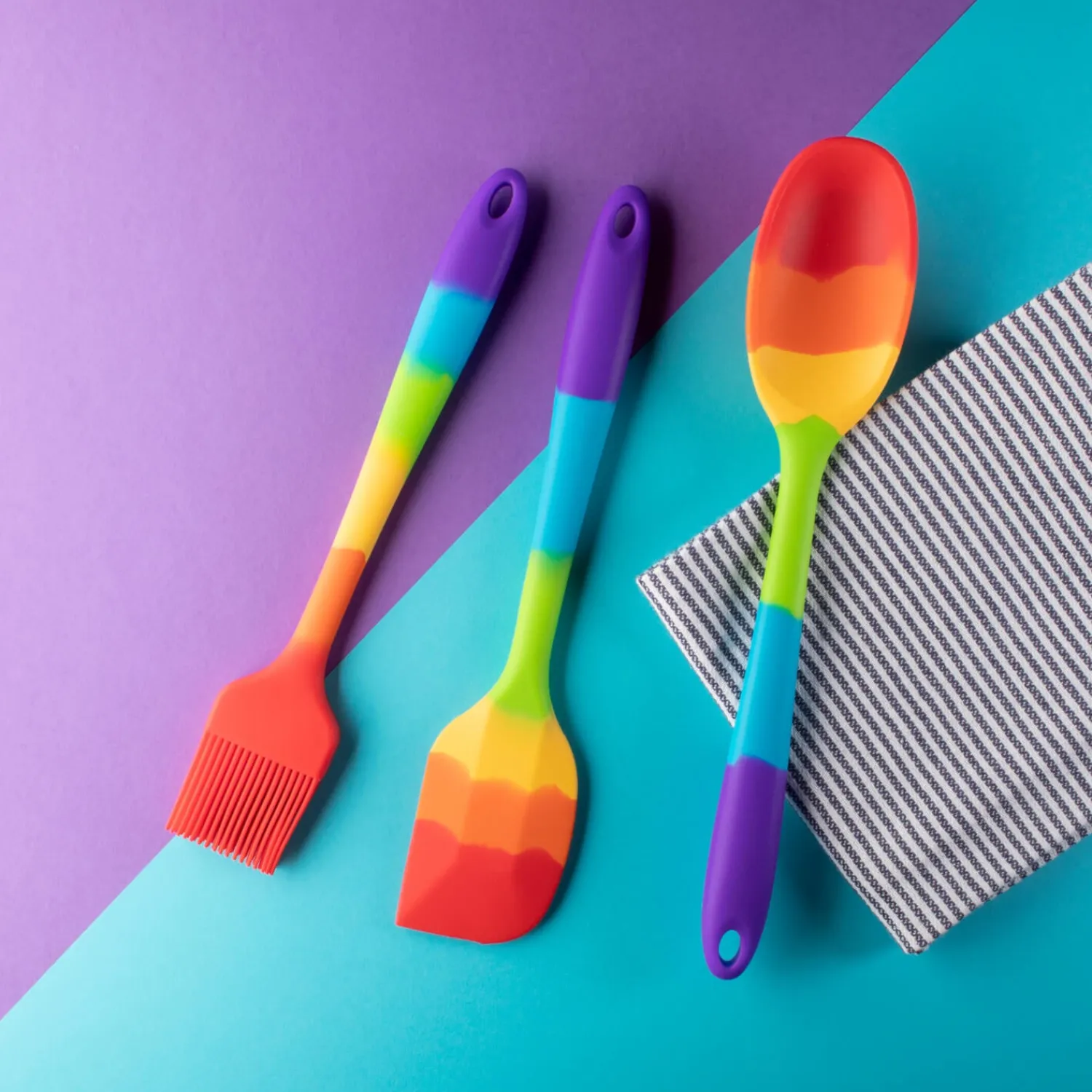 Taylor's Eye Witness Taylor's Eye Witness Silicone Slotted Turner - Rainbow