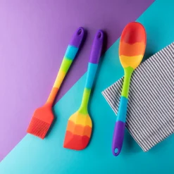 Taylor's Eye Witness Taylor's Eye Witness Silicone Wide Slotted Turner - Rainbow
