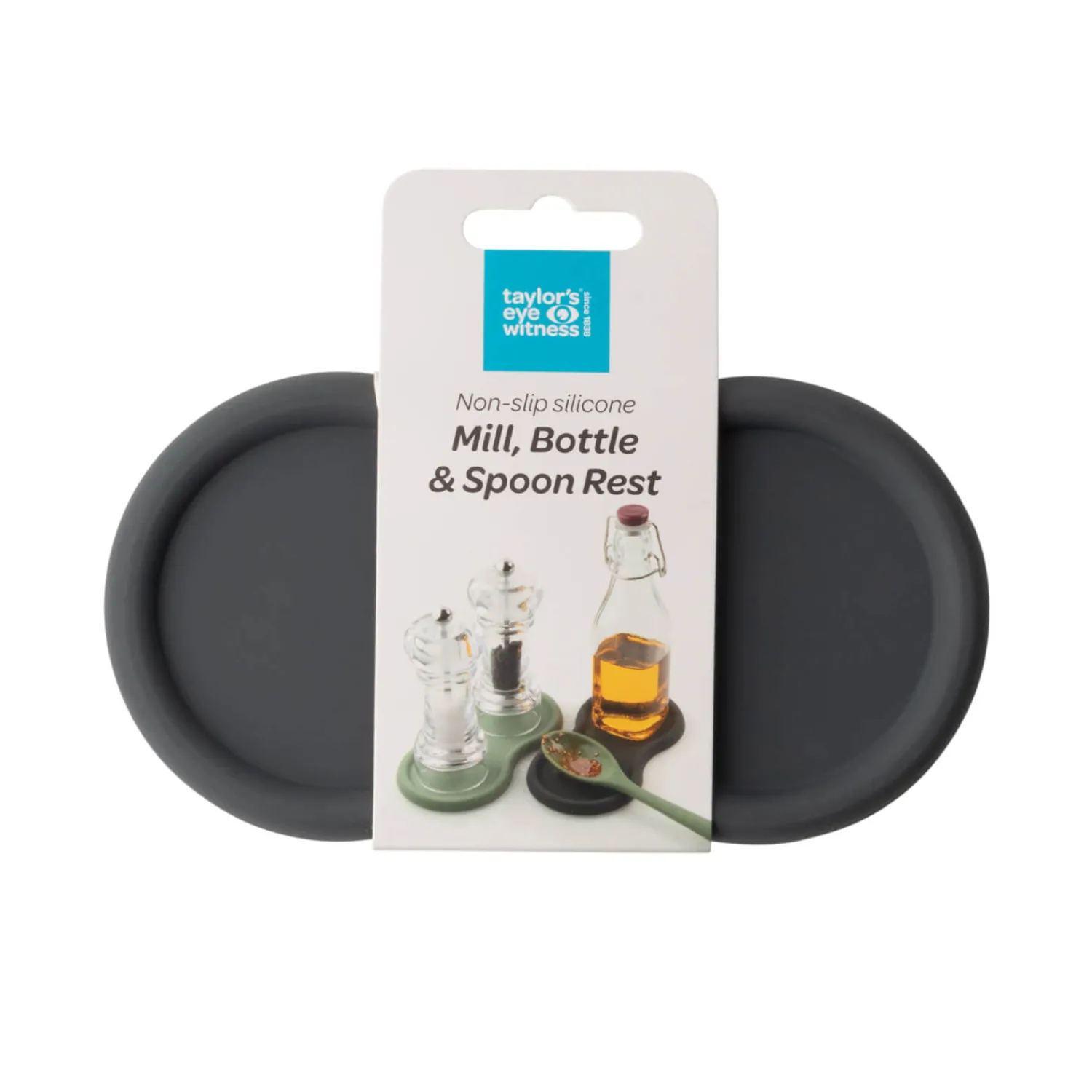 Taylor's Eye Witness Taylor's Eye Witness Silicone Mill, Bottle & Spoon Rest - Graphite