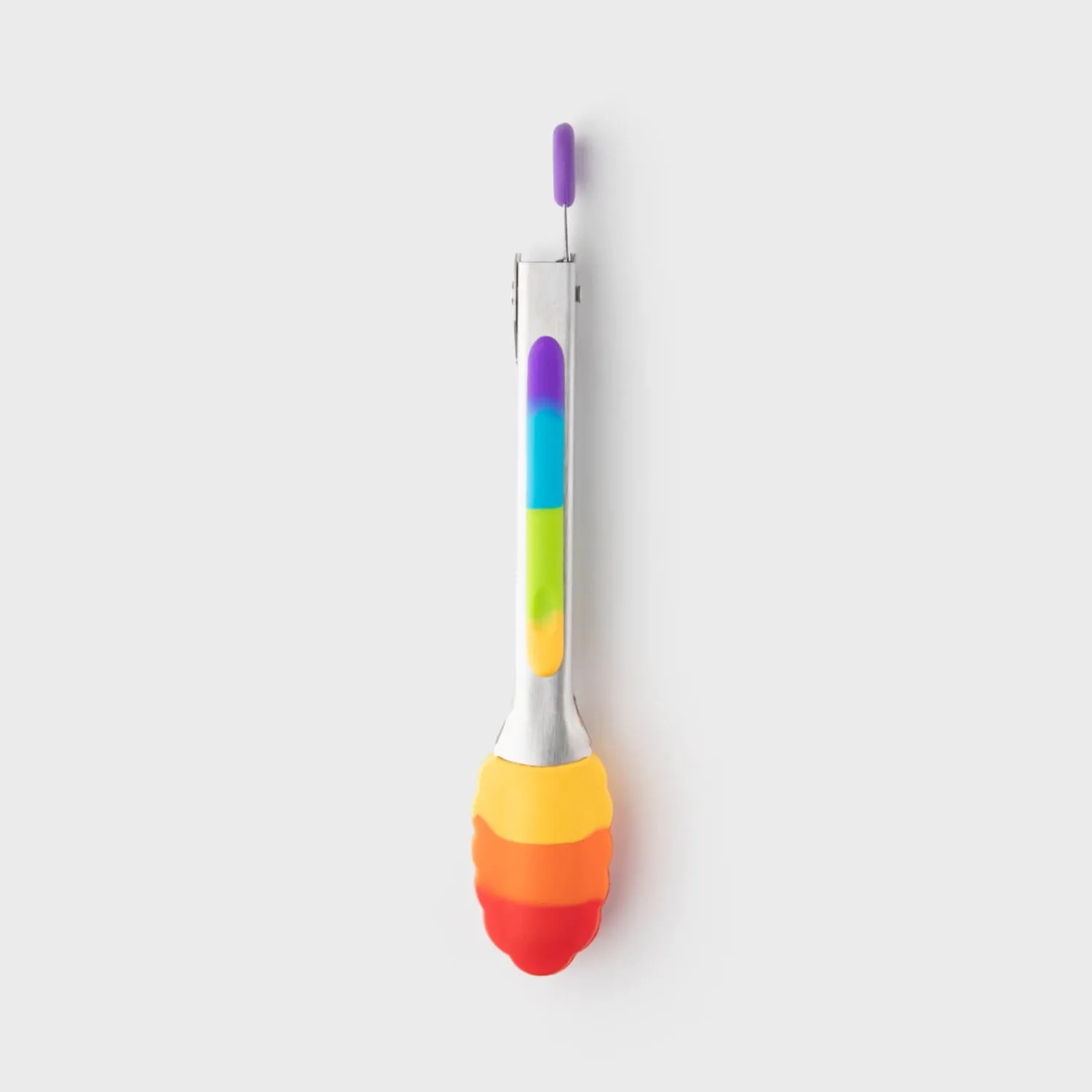 Taylor's Eye Witness Taylor's Eye Witness Stainless Steel Silicone Mini Tongs - Rainbow