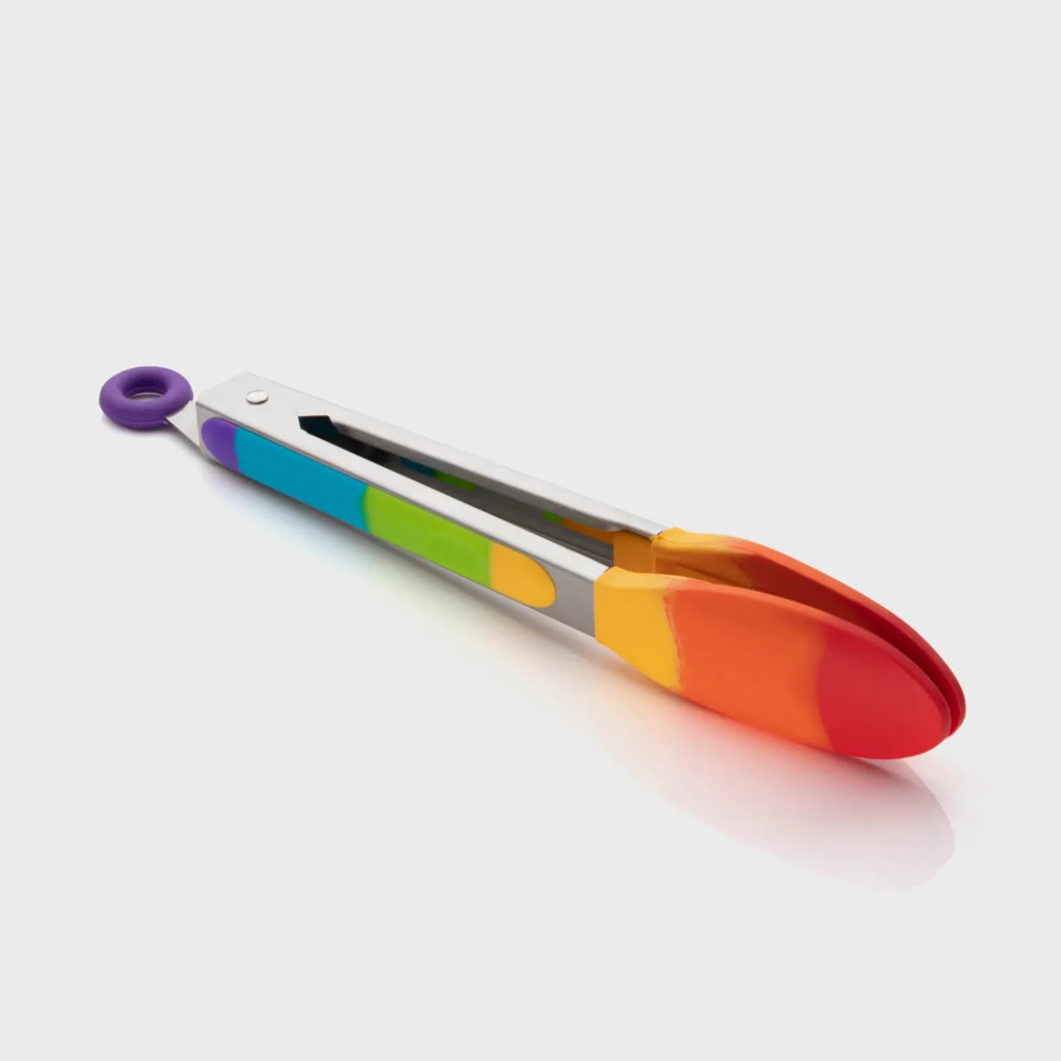 Taylor's Eye Witness Taylor's Eye Witness Stainless Steel Silicone Tongs - Rainbow