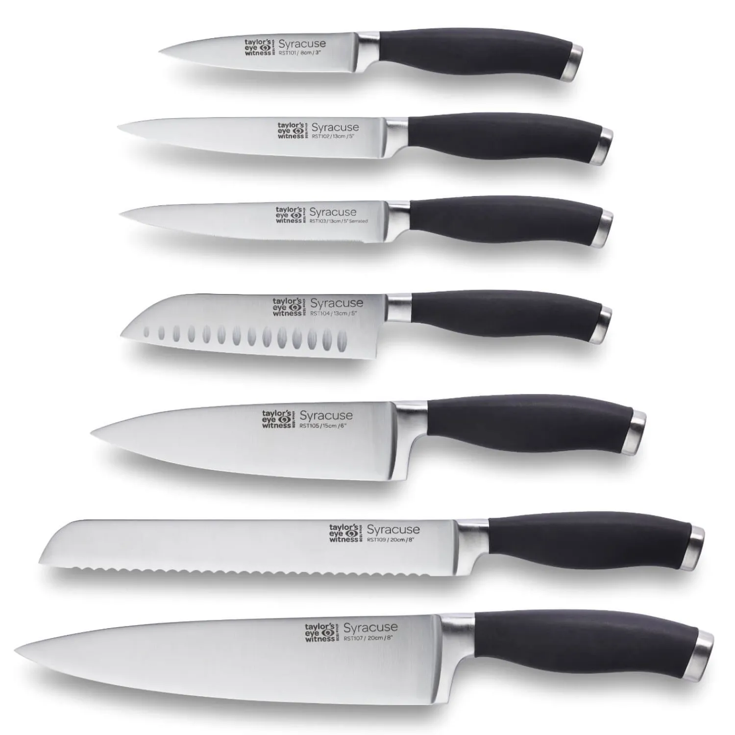 Taylor's Eye Witness Taylor's Eye Witness Syracuse 20cm Bread Knife - Black