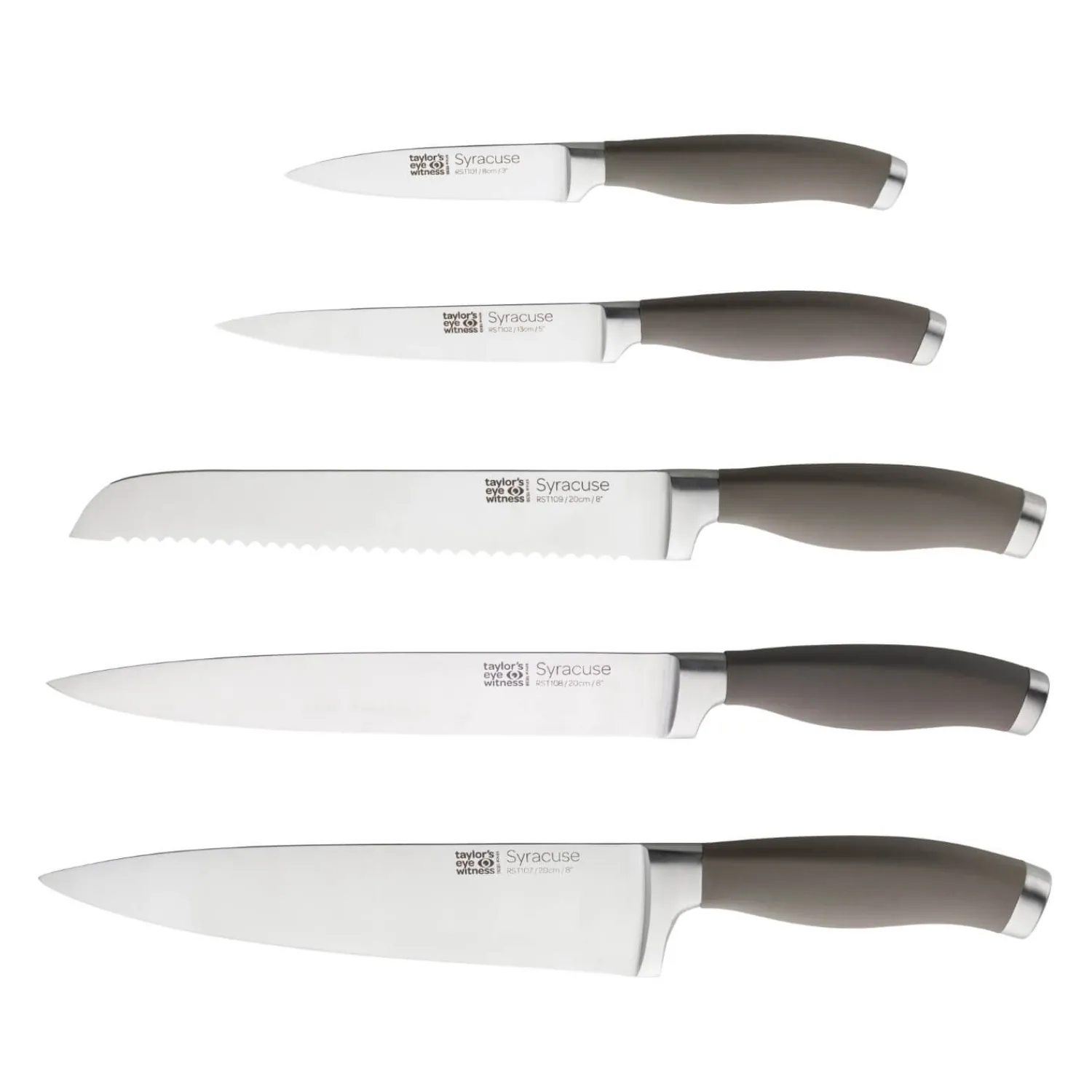 Taylor's Eye Witness Taylor's Eye Witness Syracuse 13cm Santoku Knife - Earth Grey