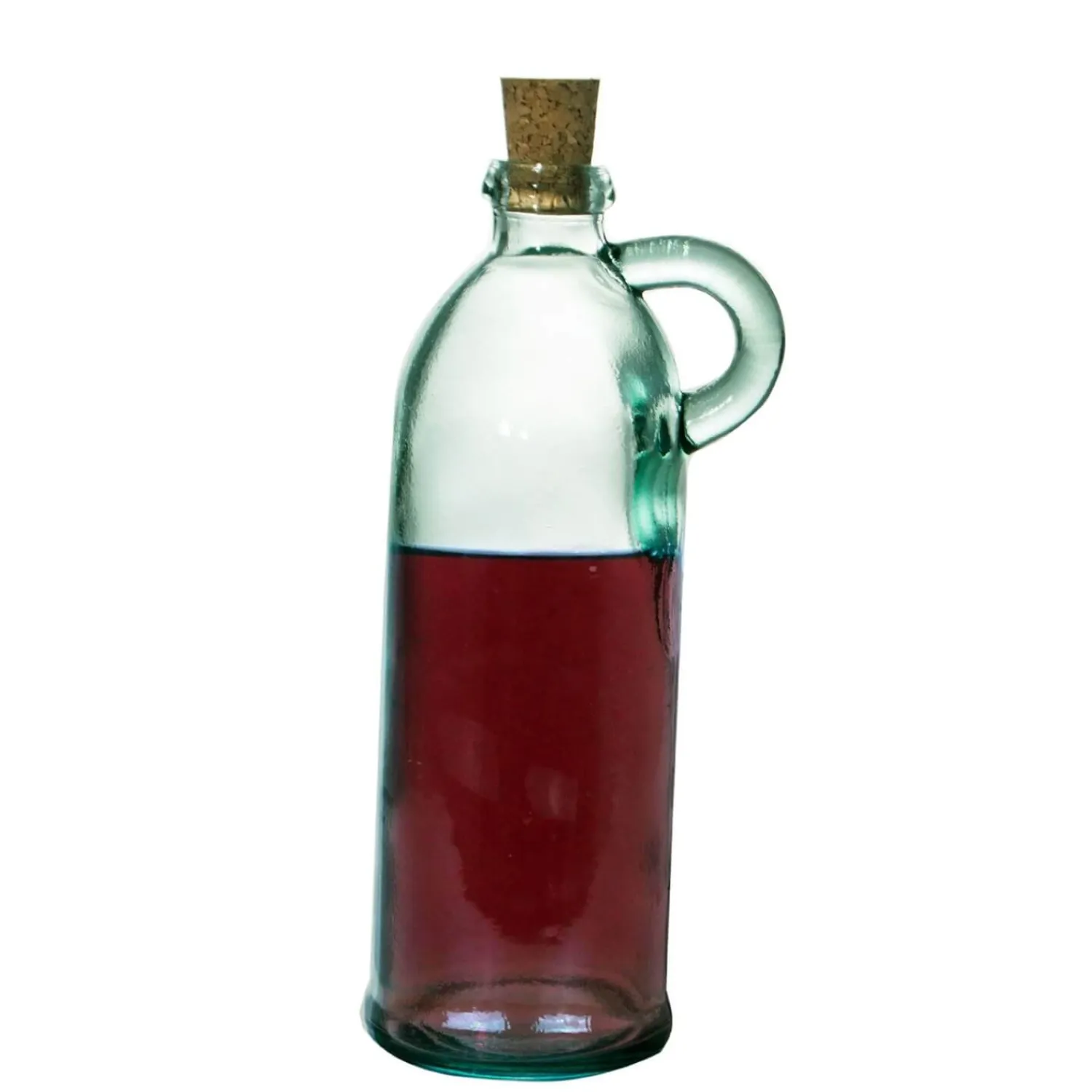 Tu0026G T&G Green House Recycled Glass 550ml Bottle with Handle & Cork